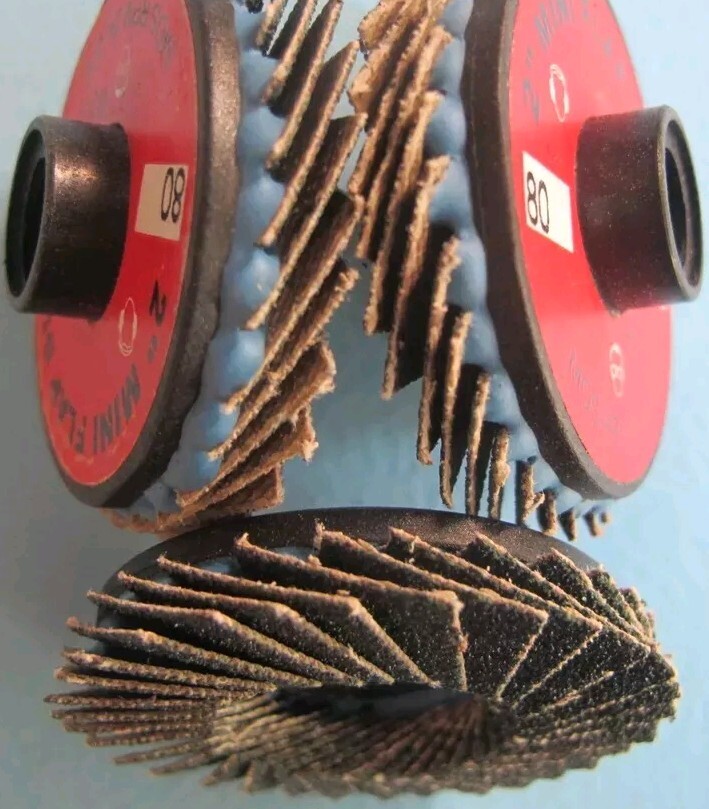 2" Mini Flap Grinding Discs. Z/A. 10pc per Box. 2" 80grit. Angle Grind. ByMerit.