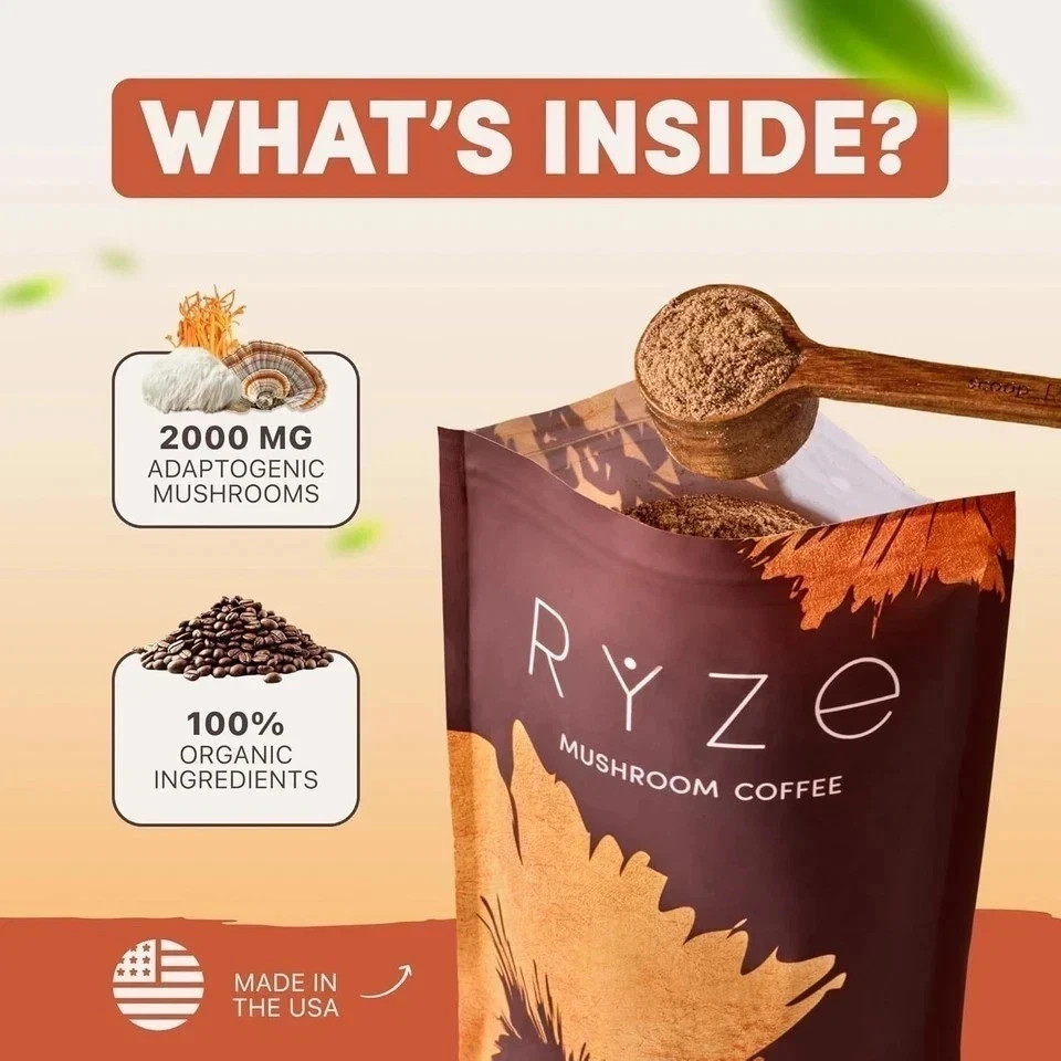 2 PACK Mushroom Coffee 100% Authentic FREE SHIPPING