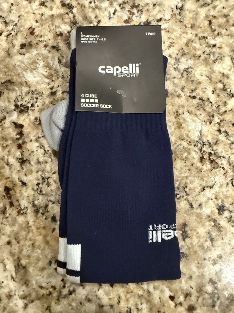 Capelli Navy Soccer Socks Sz Large