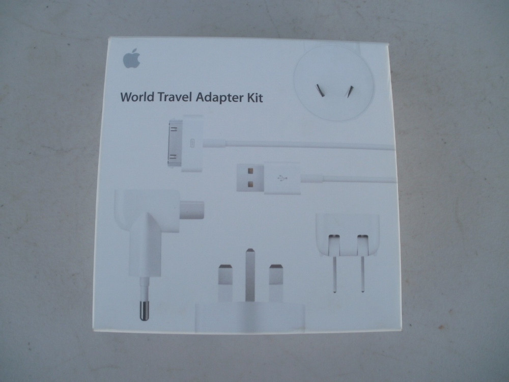 Genuine Apple World Travel Adapter Kit Open Box