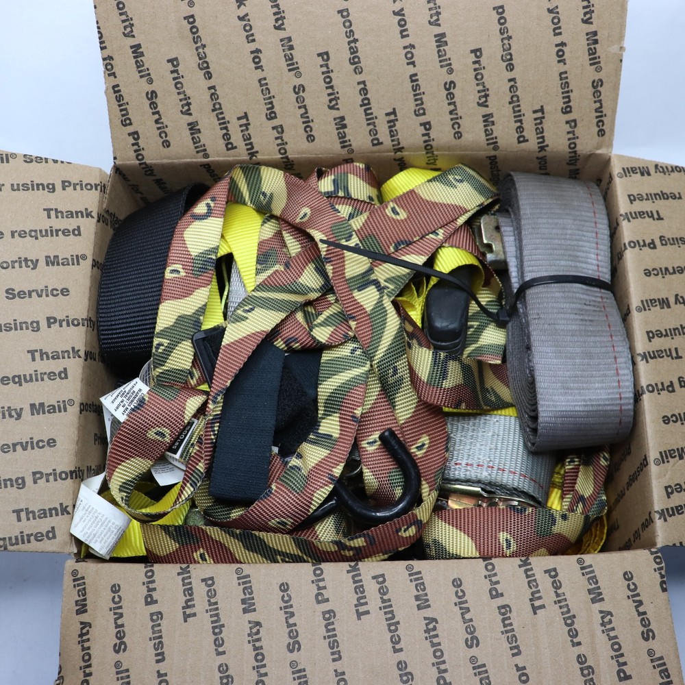 Assorted Cambuckles and Straps 13 lbs.