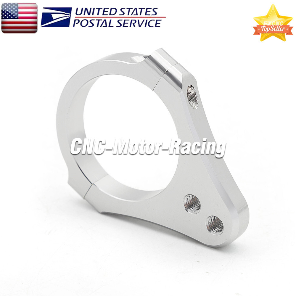52mm CNC Universal Steering Damper Fork Frame Mounting Clamp Bracket Aluminum