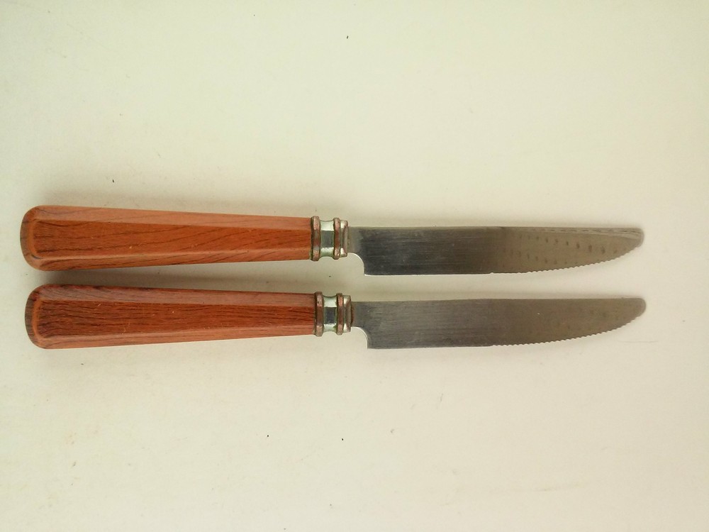 2 Pieces Stainless Steak Knives 9-Inch Long