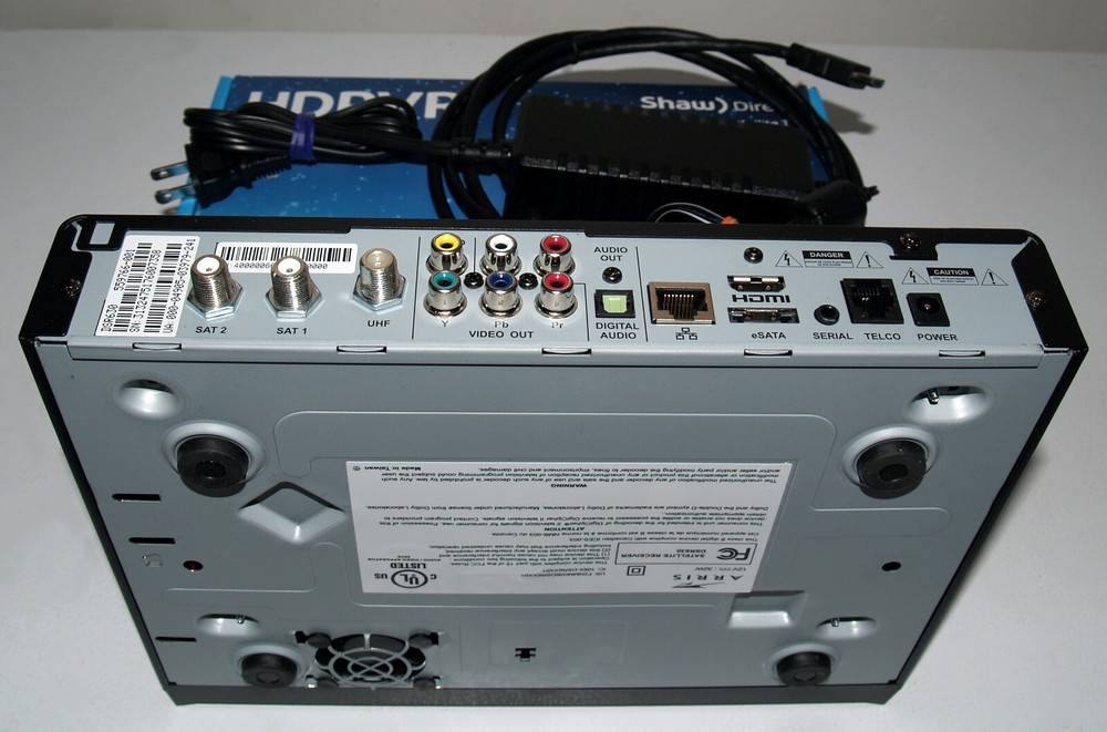 Shaw Direct Arris HDDSR600 SATELLITE RECEIVER Bundle