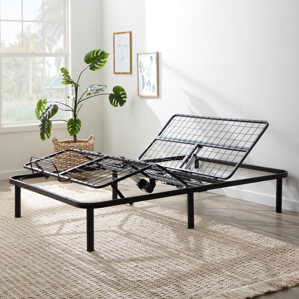 Linenspa Adjustable Base - Bed Frame with Independent Head and Foot Incline