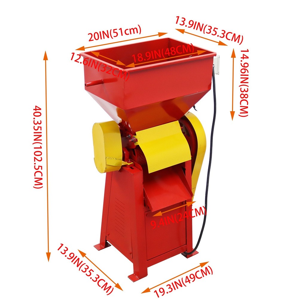 Fresh Coffee Bean Initial Processing Peeling Machine Huller Sheller 220V 1.1KW