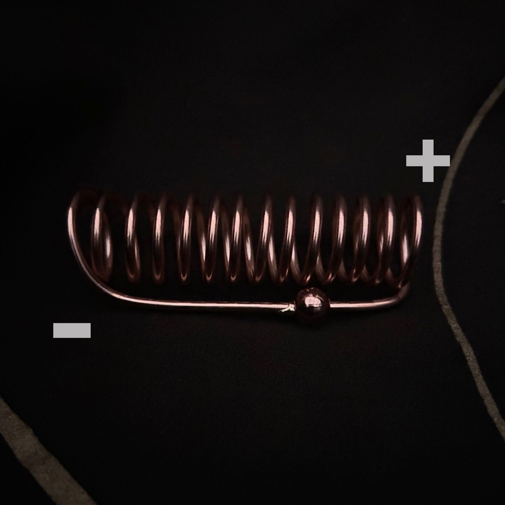 Pain Relief Acu-vac Tensor coil - Practitioner Energy Tool - Pure copper