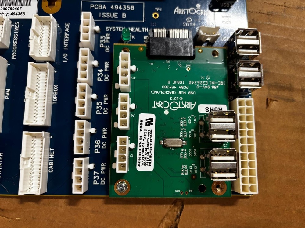 Aristocrat GEN8 Backplane Board