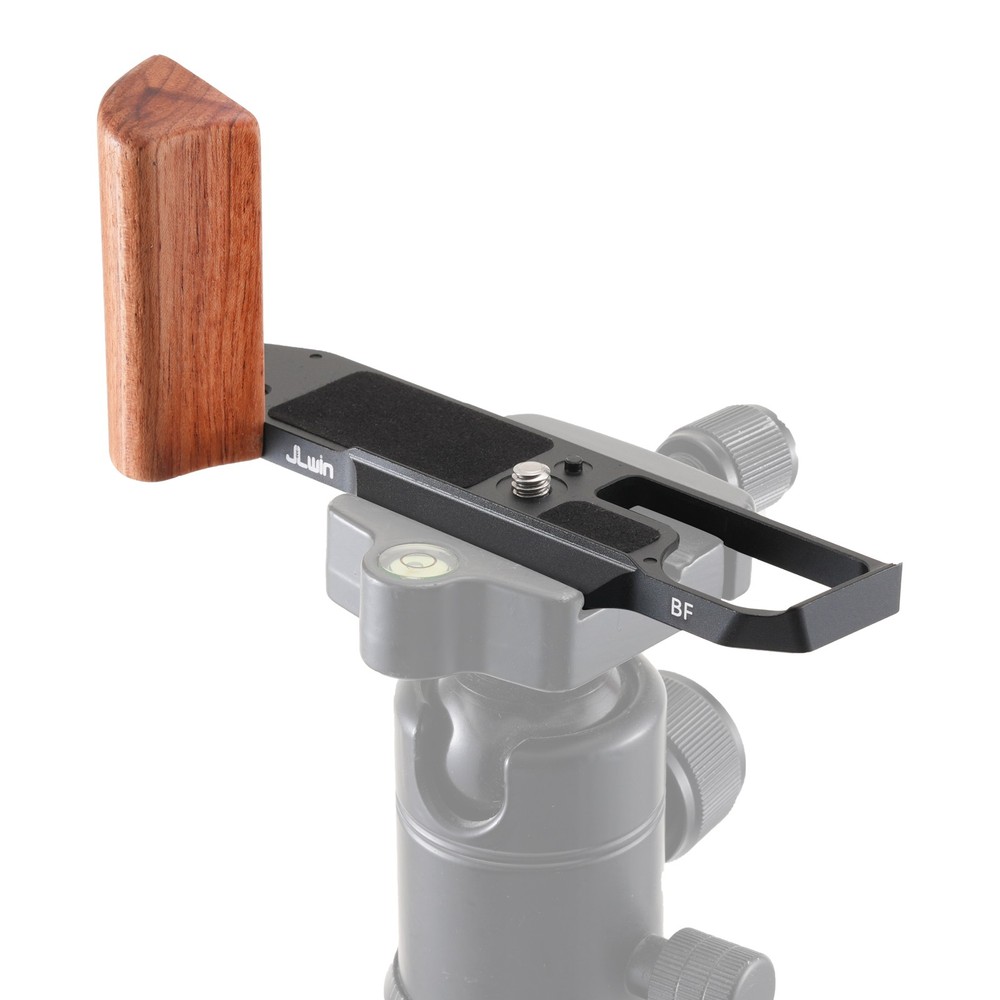 Wooden Handle Grip Quick Release QR L-Shaped Bracket For Sigma BF Mirror Camera