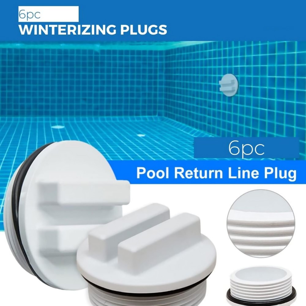 6* Pool Threaded Plugs Spa Return Line Winterizing Plug For Pentair SP1022C