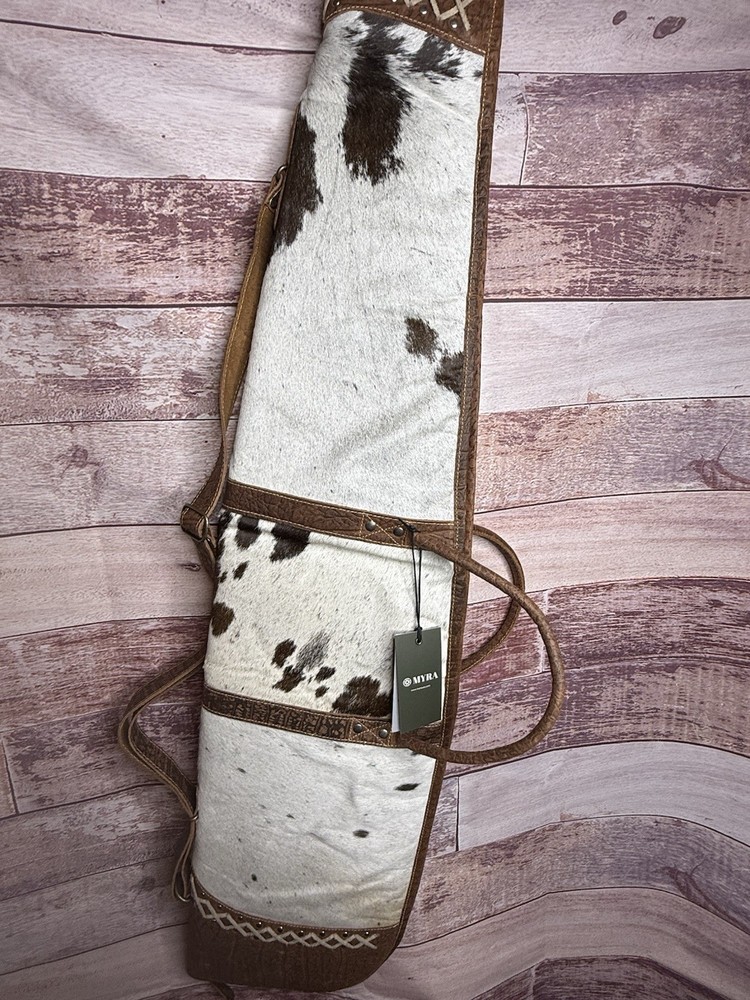 MYRA ~ LEATHER ~ COWHIDE ~ RIFLE ~ STORAGE ~ CASE