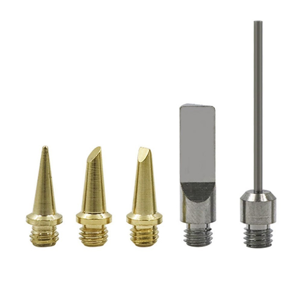 Soldering Iron Tip Soldering Tips Kit Torch Pen Replaceable Tool Silver