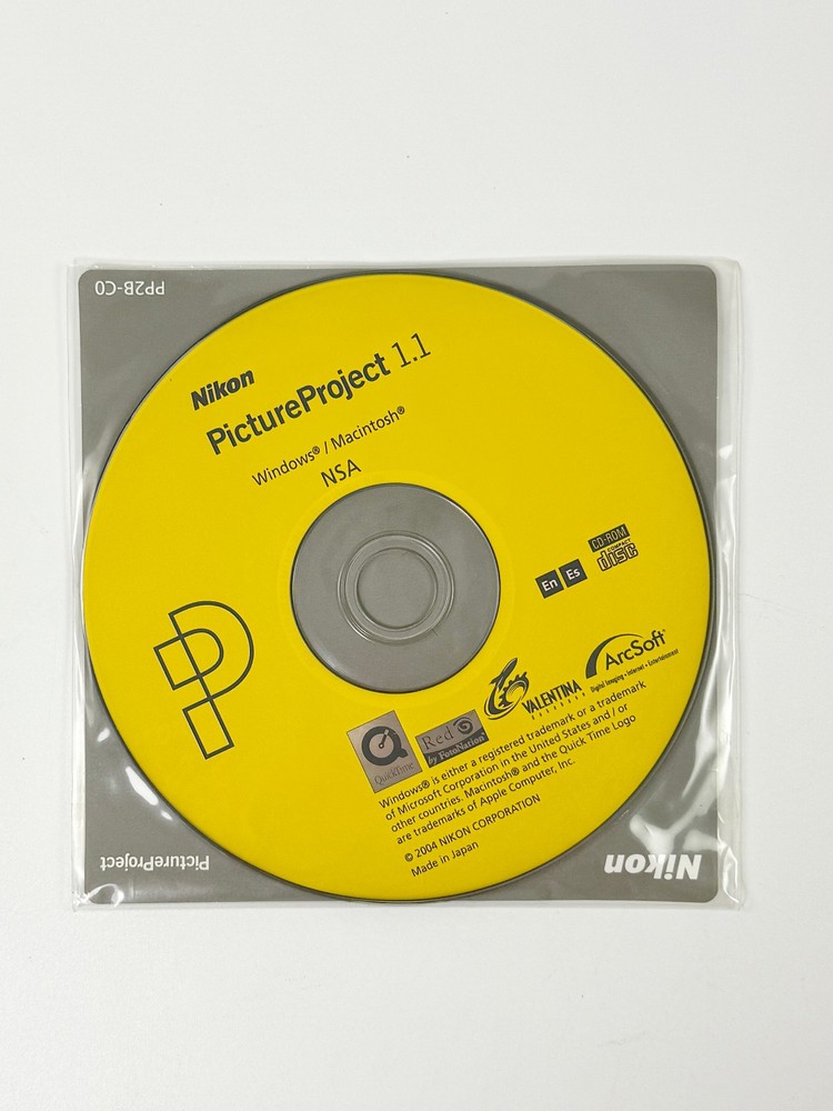 Nikon Picture Project 1.1 - Windows + MAC software - Disc Only -  BRAND NEW