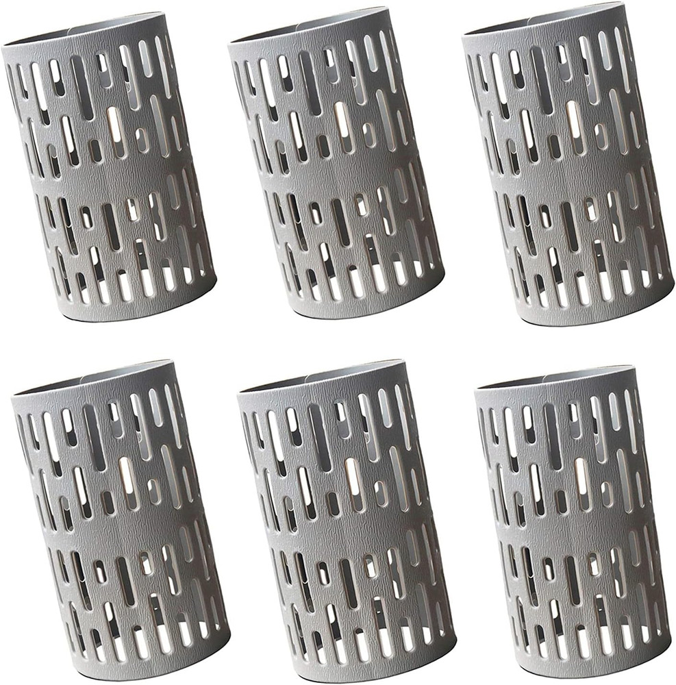 6PCS PVC Tree Trunk Protector,Resizable New Tree Protection Fence Sapling Guard