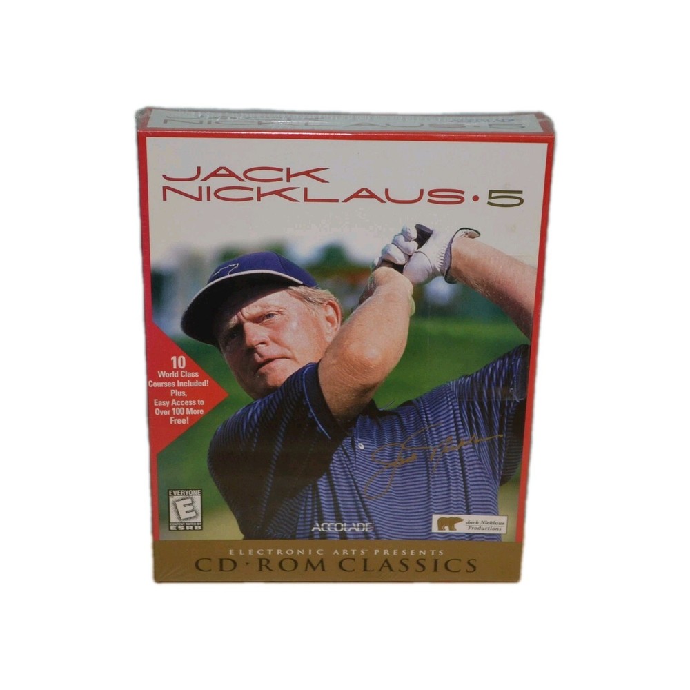 Brand NEW Sealed Jack Nicklaus 5 - PC GAME Golf Course Computer Game