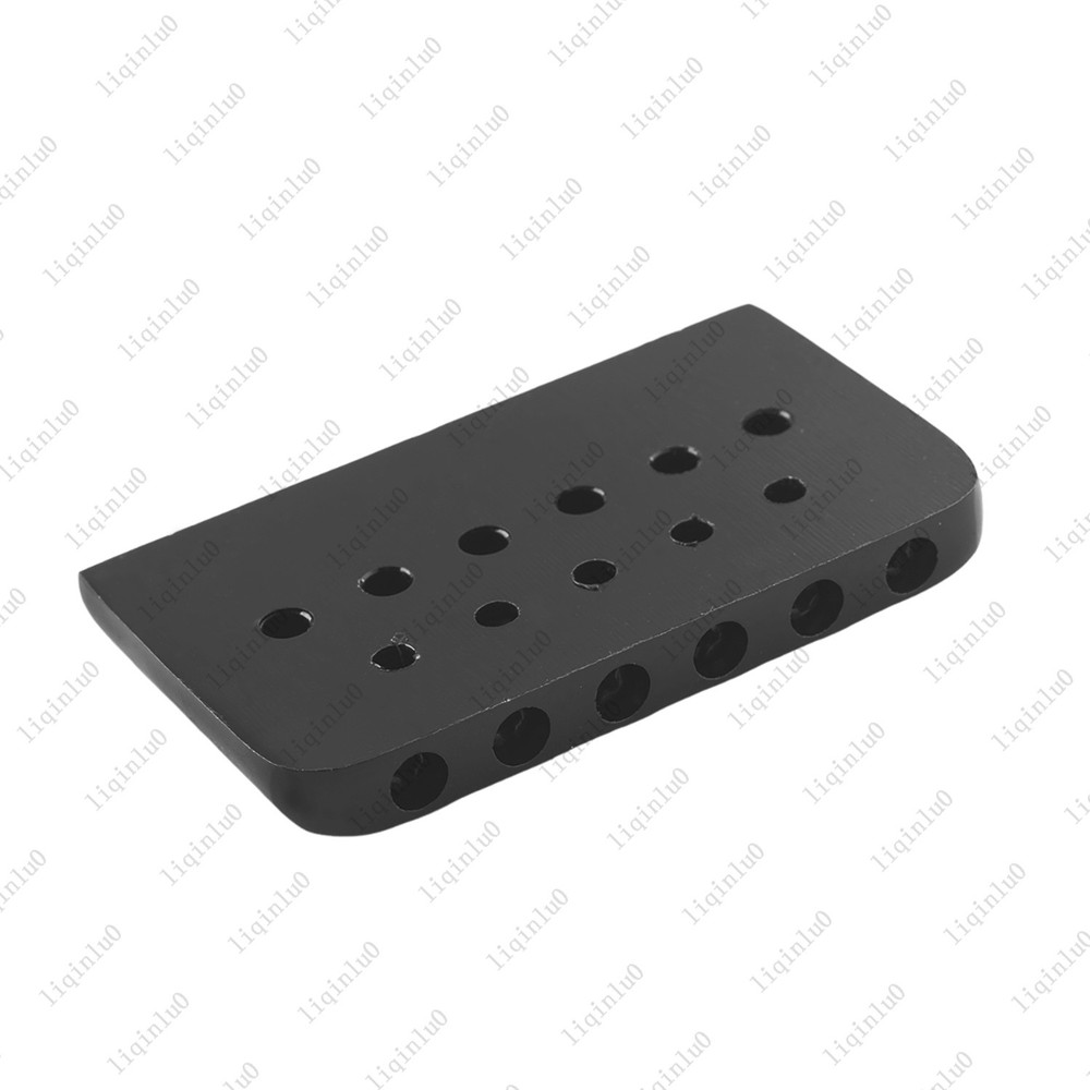 10.5mm Electric Bridge 6 String Fixed Hardtail Bridge for PRS SE Guitar - Black