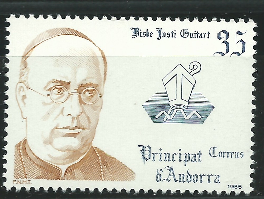 ANDORRA Edifil # 193 ** MNH Set. Coprinciples / religion