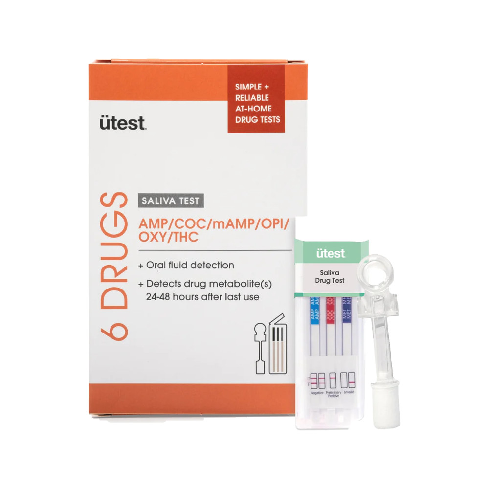 UTEST Drug 6 Panel Test CUP BZO-COC-mAMP-/OPI-OXY-THC
