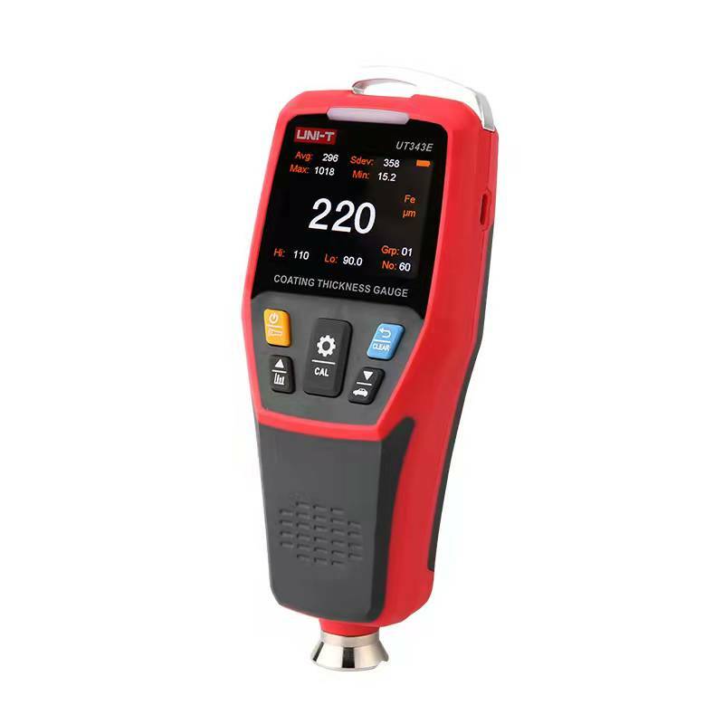UT343E Coating Thickness Gauge Bluetooth APP 2'' Color TFT Screen