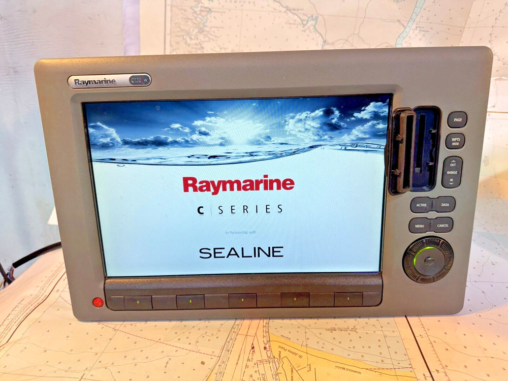 Raymarine C120W E62113 12" MFD FishFinder Radar GPS Chartplotter Display