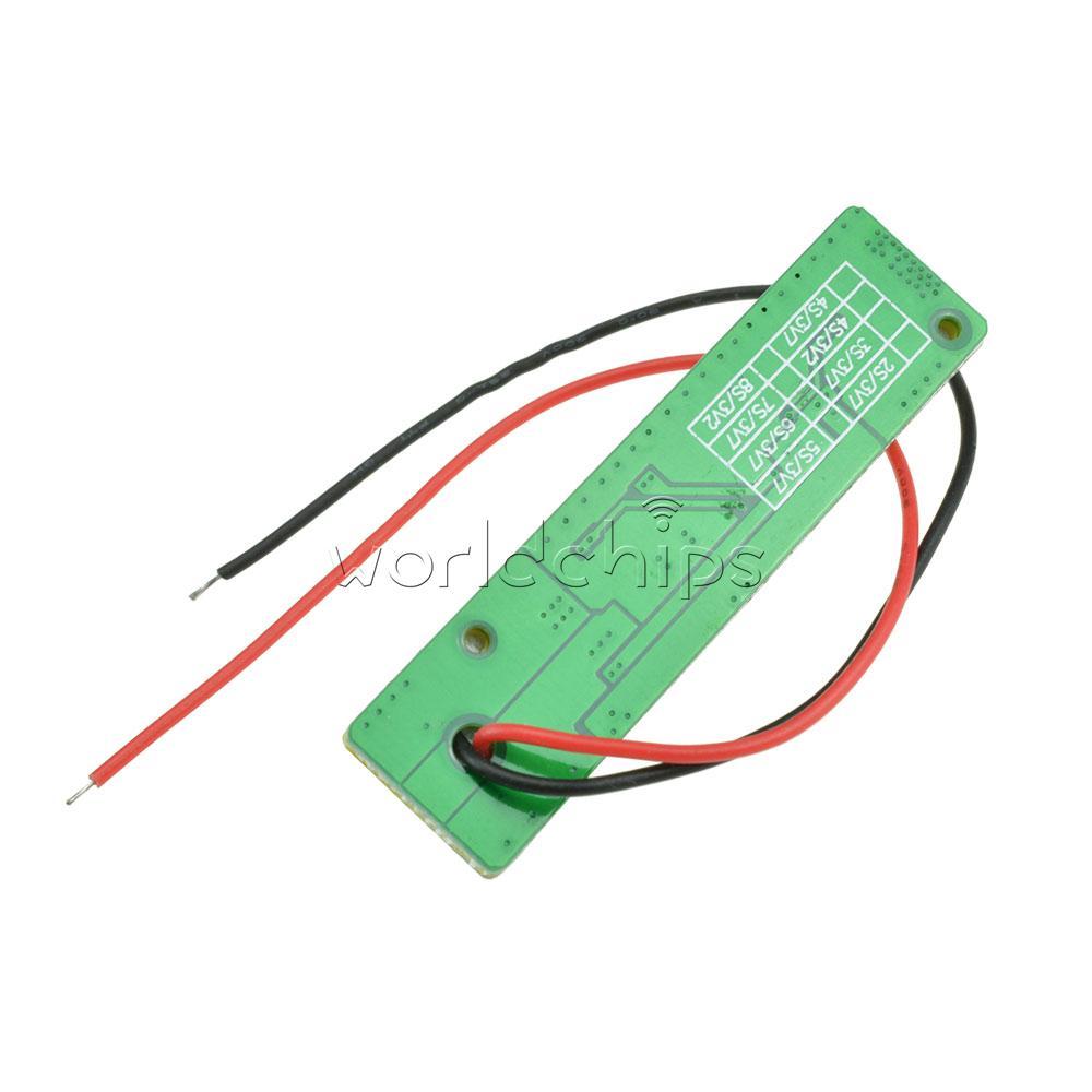 10pcs 12V Li-ion Battery Capacity Test Panel Electric Power Indicator Display
