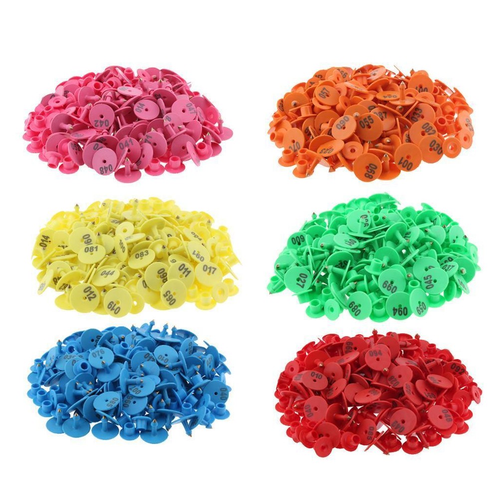 100PCS Small Numbered Livestock for Cow