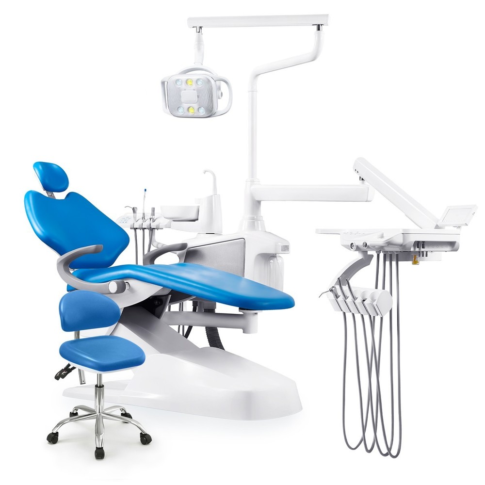 Dental Unit Chair Computer Controlled DC Motor PU Leather Treatment Unit