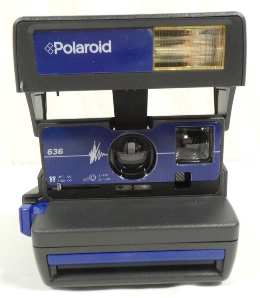 POLAROID 636 PULSE INSTANT CAMERA WITH BOX AND MANUAL