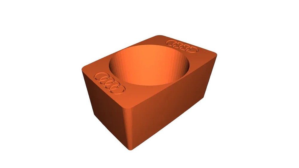 Center Console Cupholder Insert for Audi A4, A5, or Q5