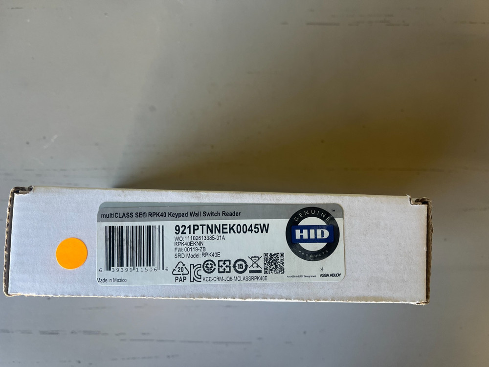 HID 921PTNNEK0045W RPK40 Multi-Technology Smart Card Reader
