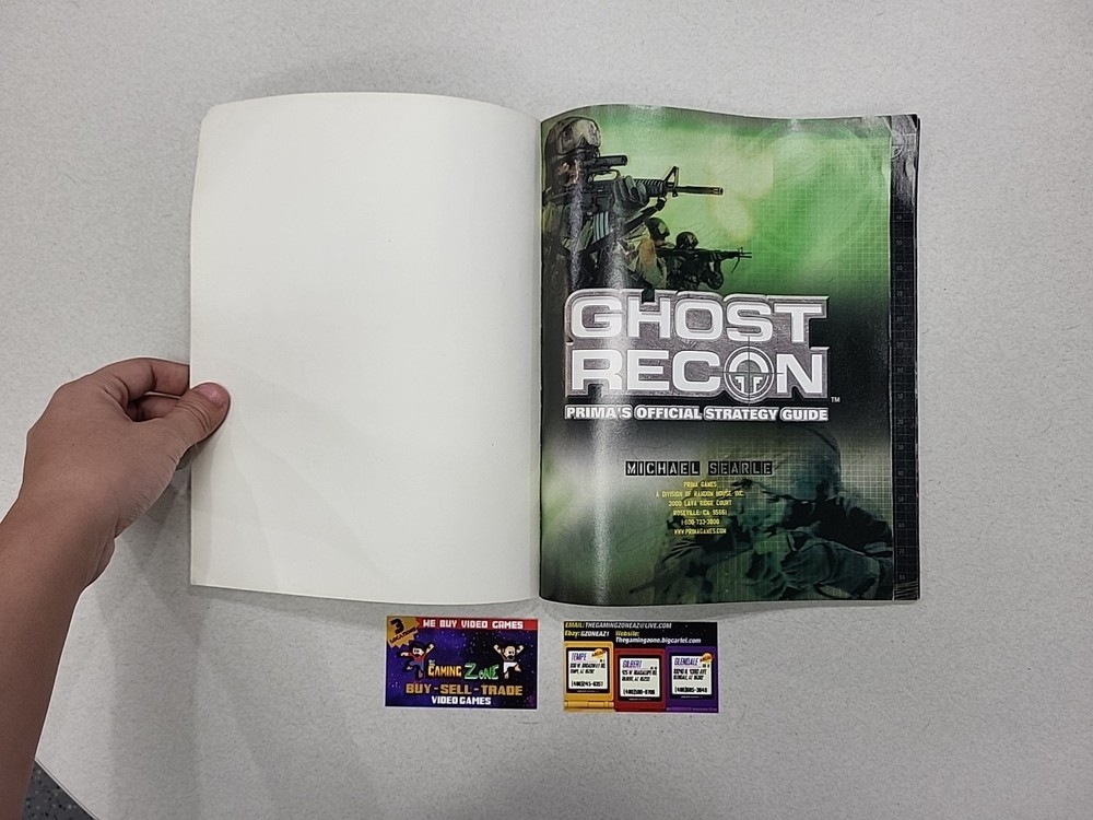 Prima Games Tom Clancy's Ghost Recon Xbox Strategy Guide