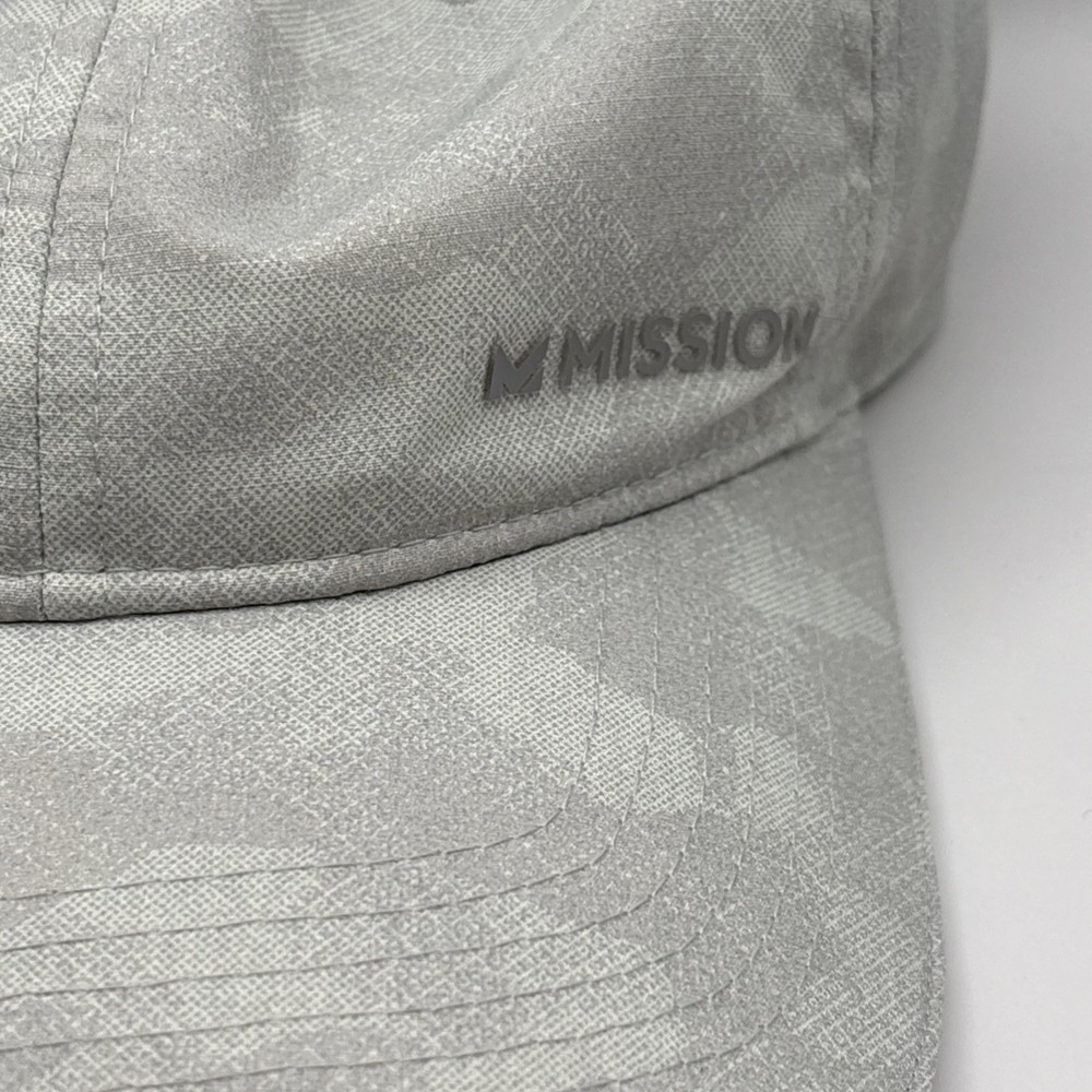 MISSION COOLING PERFORMANCE HAT Etched Camo White, UPF 50+ Protection