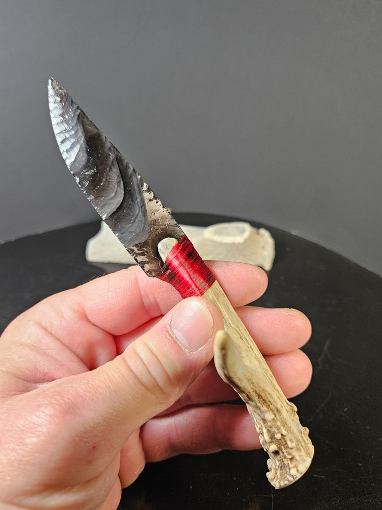 Highest Quality on ebay Stunning Rainbow Obsidian Knife~Riddick~KENNY Hull~Sharp