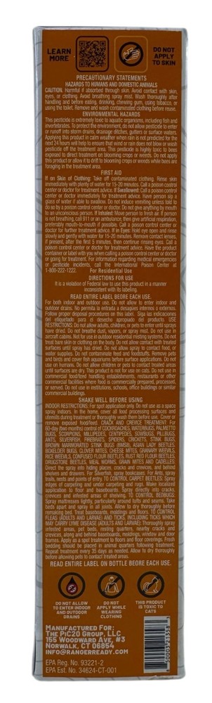 Ranger Ready 8 oz Mosquitos Tick Camping Bug Repellent Scent Zero