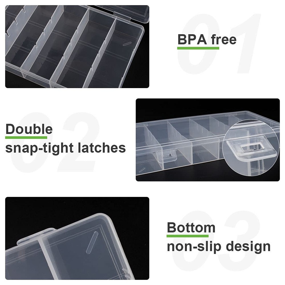 clear visible plastic storage box cosmetic tools storage box makeup tools fis...