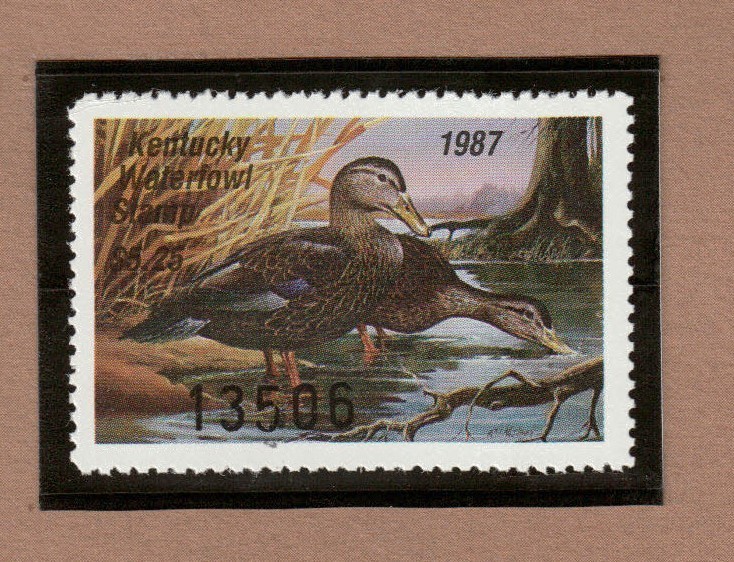 KY3 - Kentucky State Duck Stamp. MNH. OG.