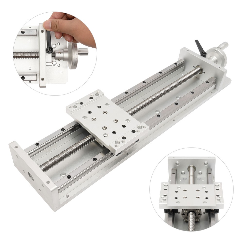Precision Guide Rail, Manual Sliding Table 400mm, Linear Slide Guide Rail