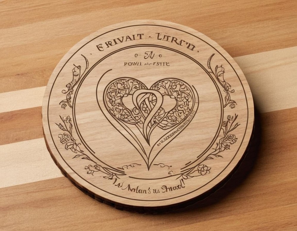 Personalized Laser Engraved Wooden Coasters