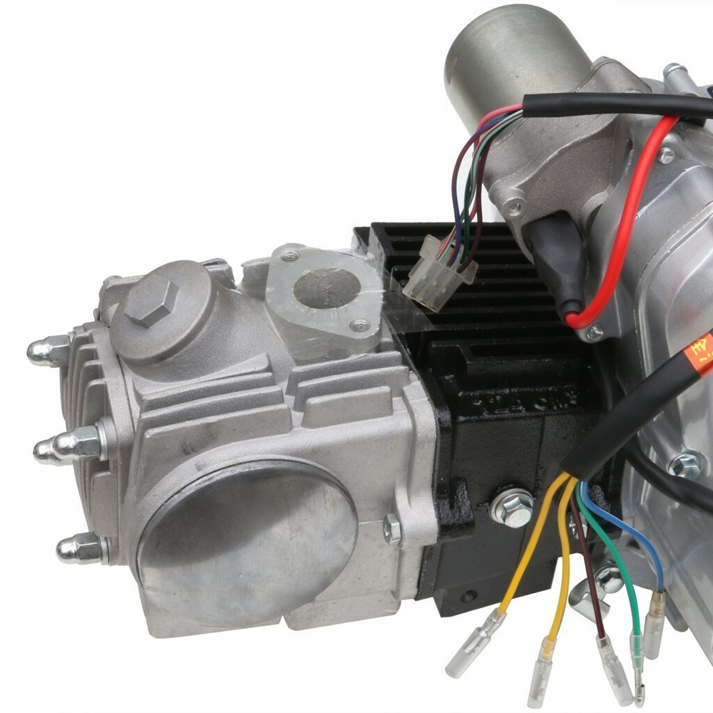 125cc Semi Auto Engine Motor & Reverse + Muffler Pipe For Buggy ATV Quad ATC70