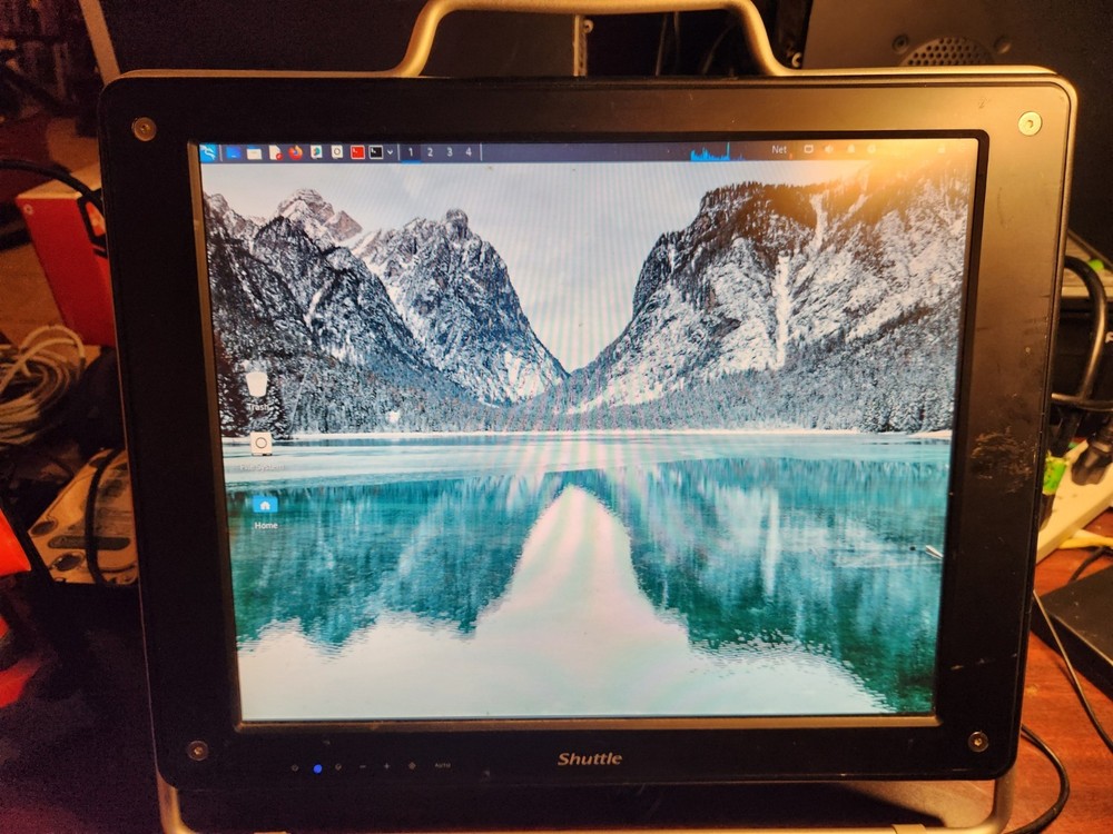 Shuttle XP-17 Front Panel Display With Stand & Power Cord