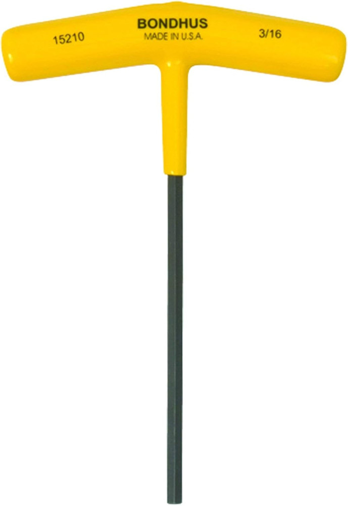 " 15210 3/16"" Hex Tip T-Handle W/Proguard Finish", Multi, One Size