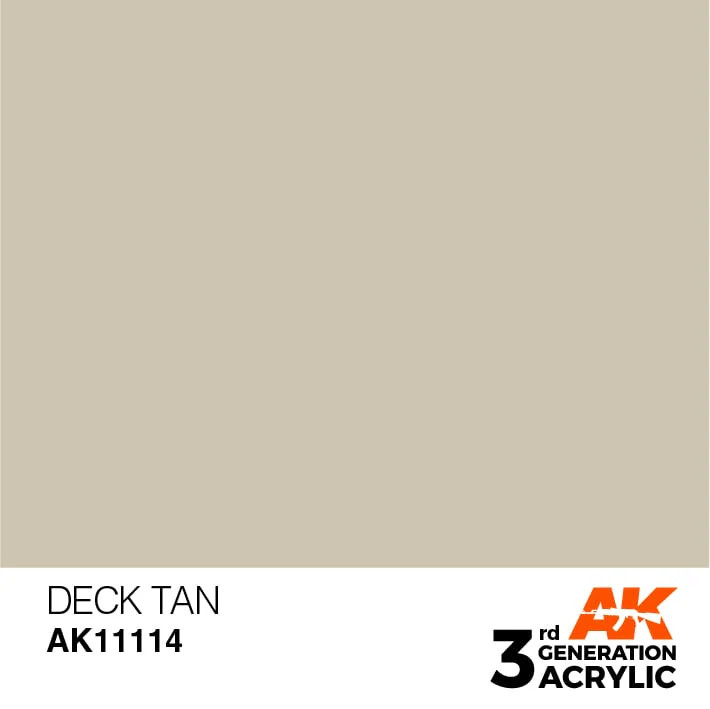 AK Interactive 3rd Gen Acrylic AK11114 Deck Tan 17ml