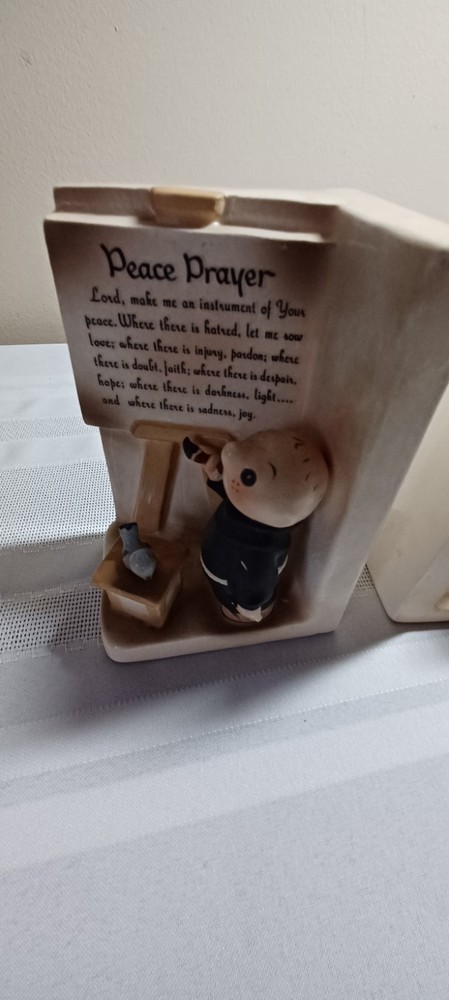 Brother Juniper Book Ends JAPAN, EXCELLENT CONDITION 1950s