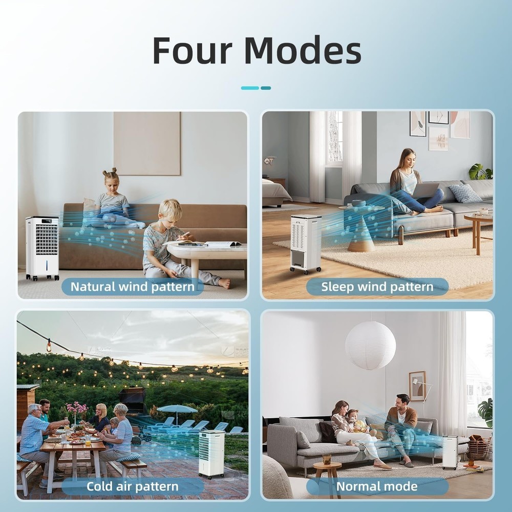 Energy-Efficient Portable AC Unit for Bedroom: 36 dB Whisper Quiet Operation