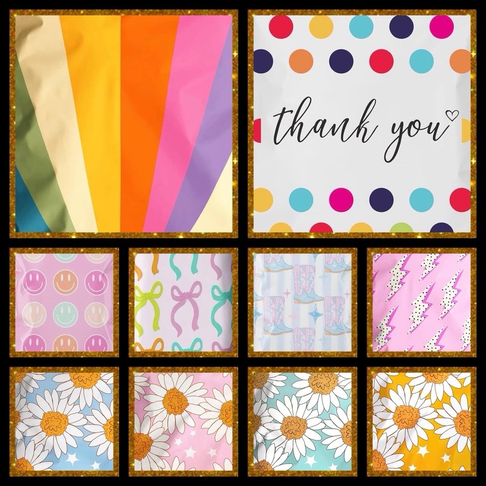 Poly Mailers Assortment 14x19 Inches