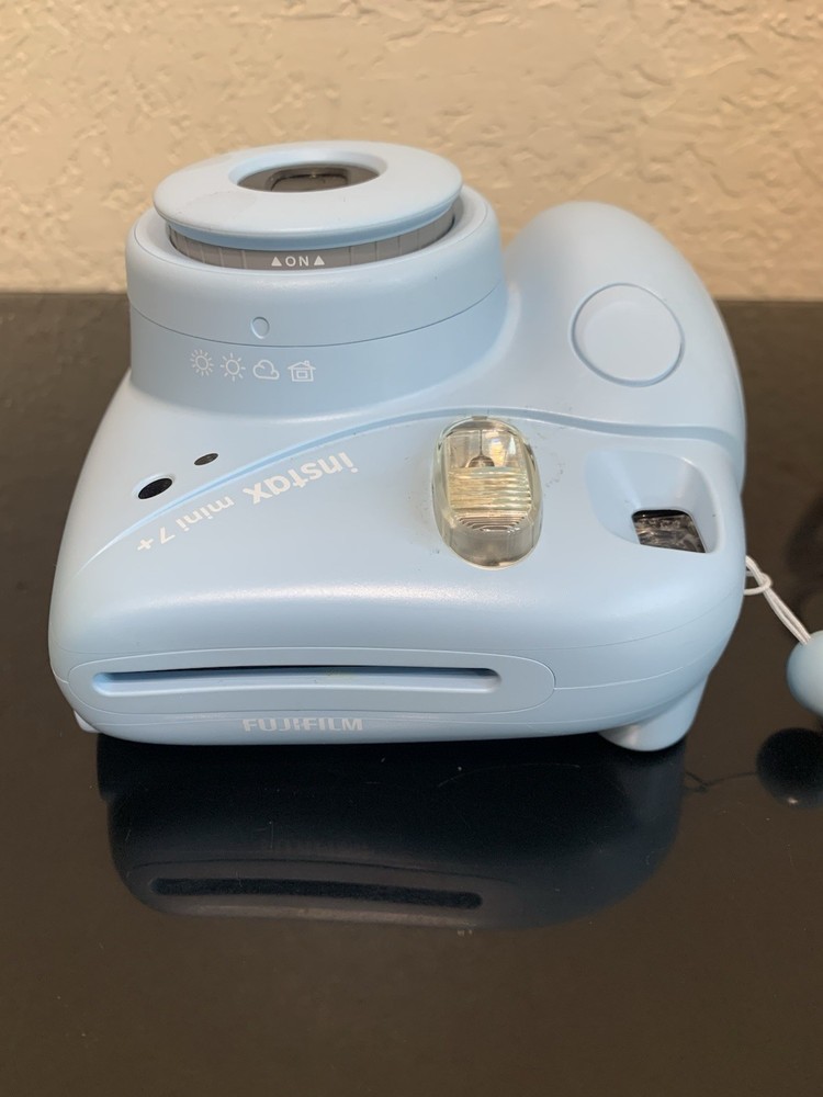 Fujifilm Instax Mini 7+ Instant Camera - Light Blue- Tested