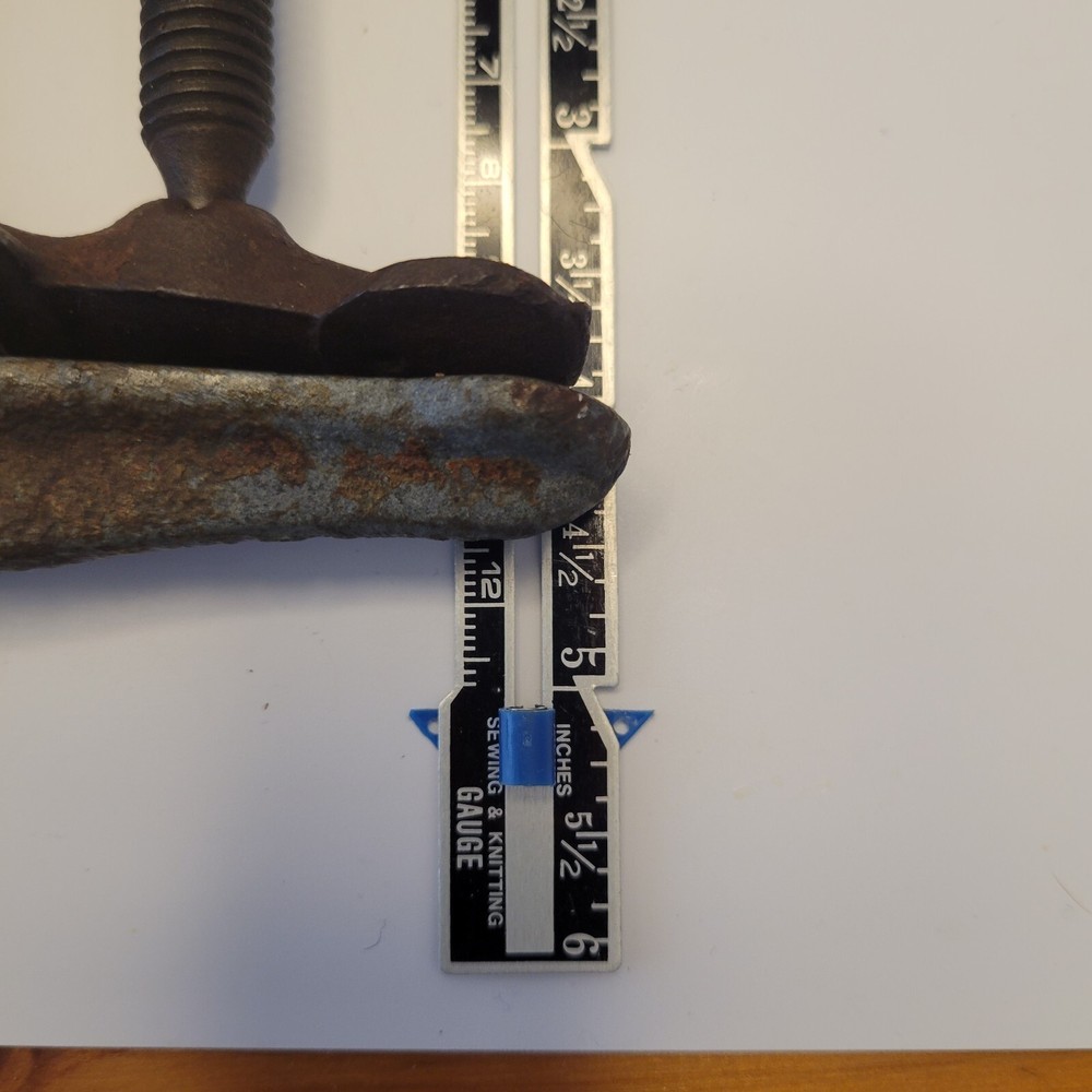 Antique Victorian Decorative Cast Iron Clamping Tool 655