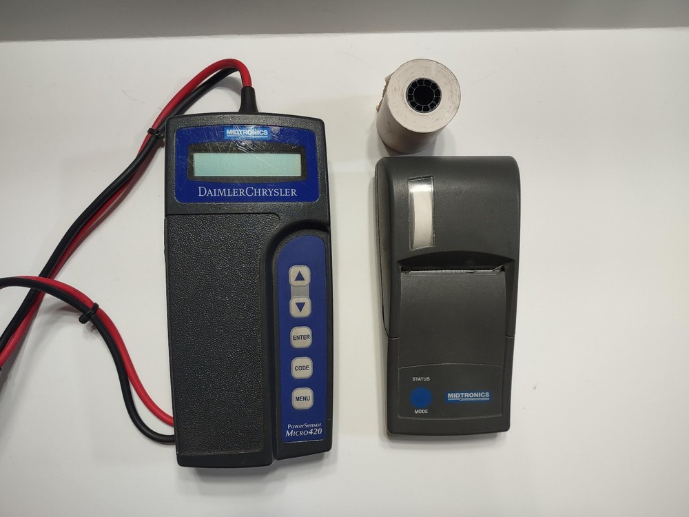 Midtronics Micro420 Battery and Charging System Tester with Printer Tested