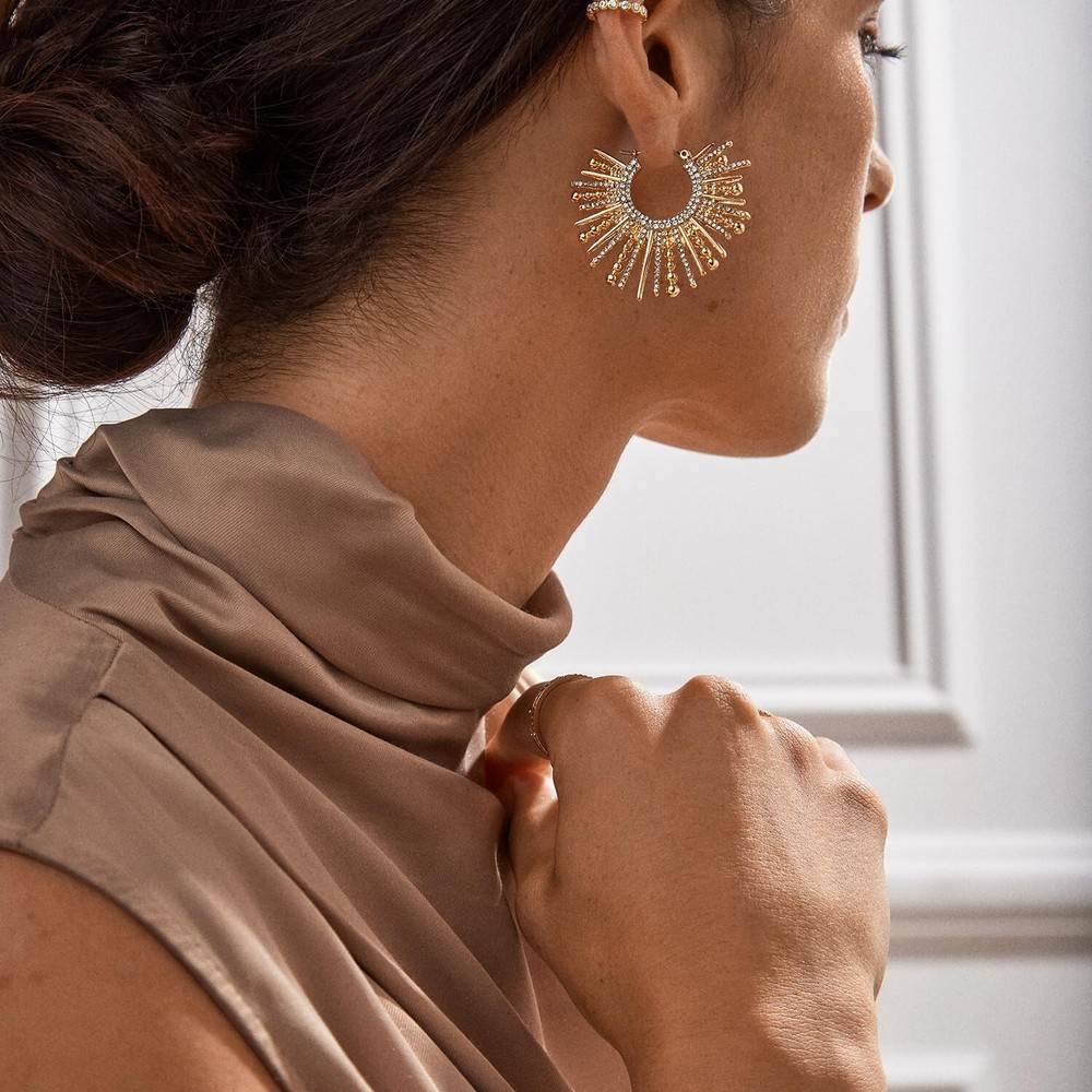 Women's Jaskamal Earrings Gold