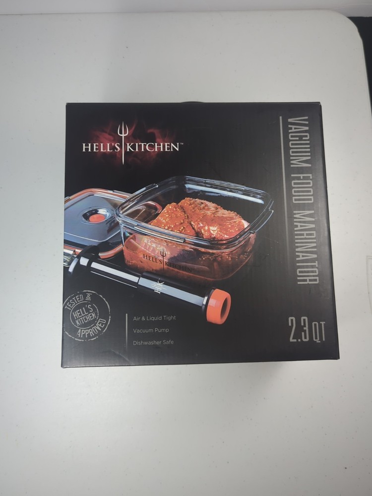 Hell's Kitchen Vacuum Food Marinator 2.3Qt
